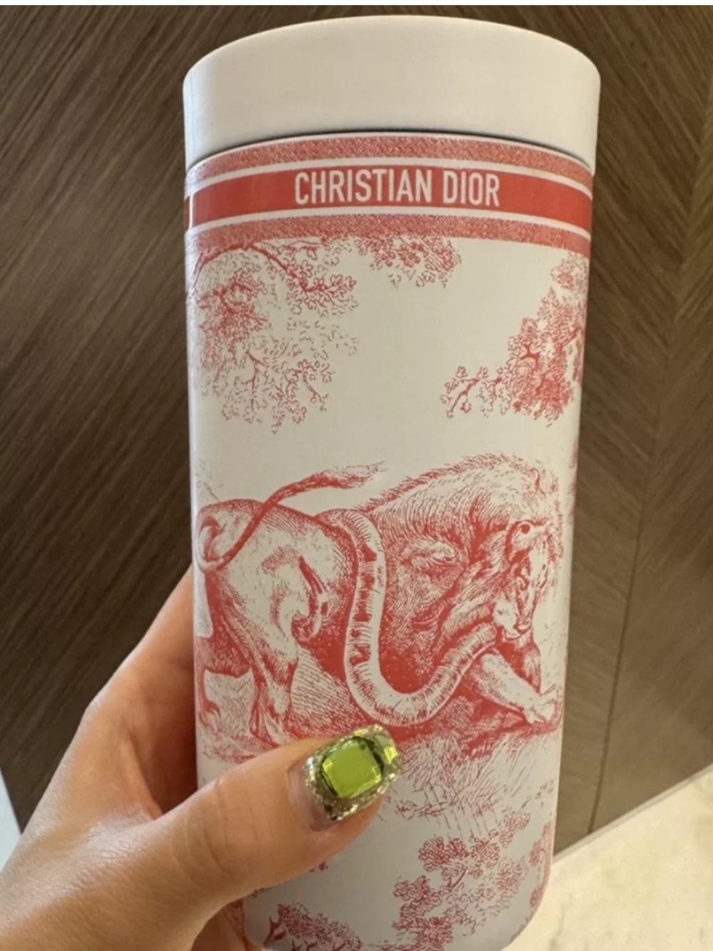 Dior beauty gift water bottle